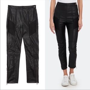 Free People Kaelin Moto Faux leather pants sz 4